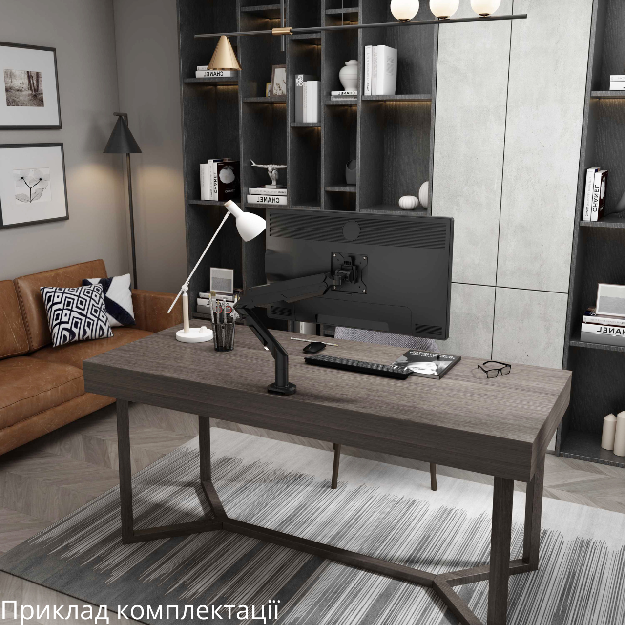 Кронштейн настольно-поворотный FlexiSpot DL1 для мониторов диагональю от 17 до 36" Черный - фото 7 Кронштейн настольно-поворотный FlexiSpot DL1 для мониторов диагональю от 17 до 36" Черный - фото 7