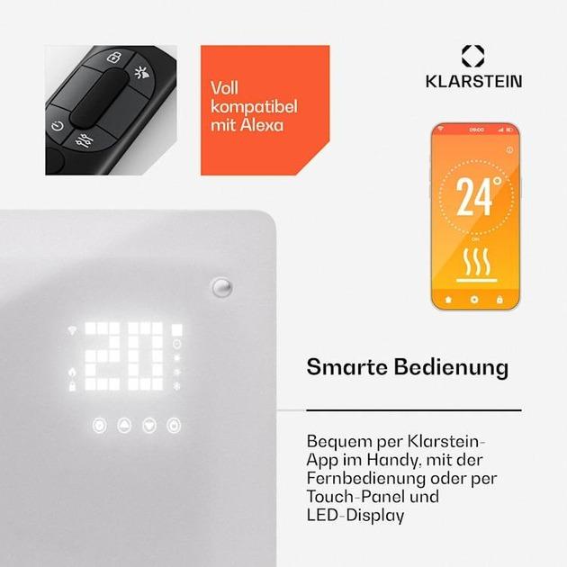 Обогреватель конвекторный KLARSTEIN Bornholm Smart (10045429) - фото 7 Обогреватель конвекторный KLARSTEIN Bornholm Smart (10045429) - фото 7