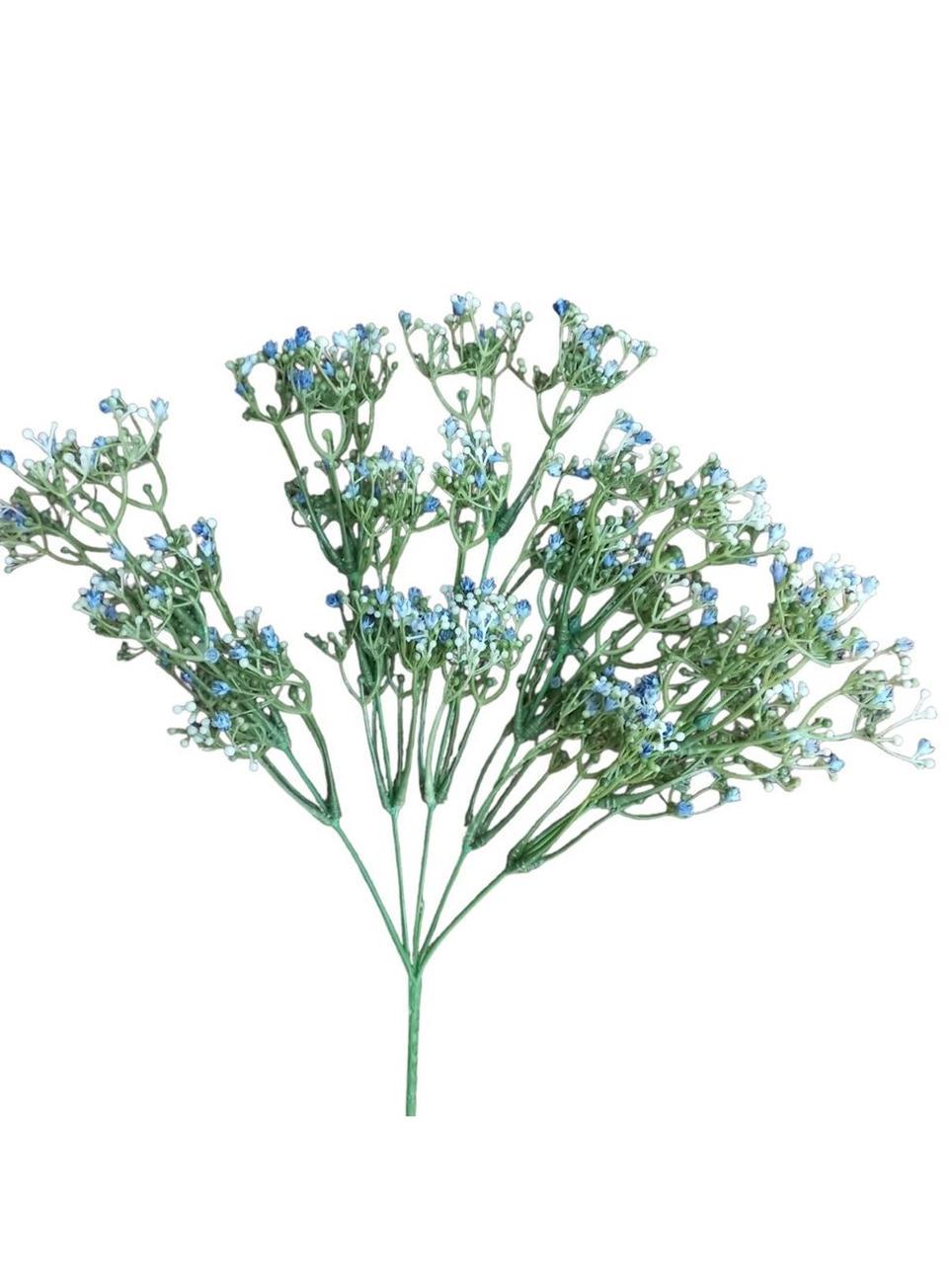 Искусственный гипсофил бутон букет пластик 5 веток 35 см Голубой - фото 3 Искусственный гипсофил бутон букет пластик 5 веток 35 см Голубой - фото 3