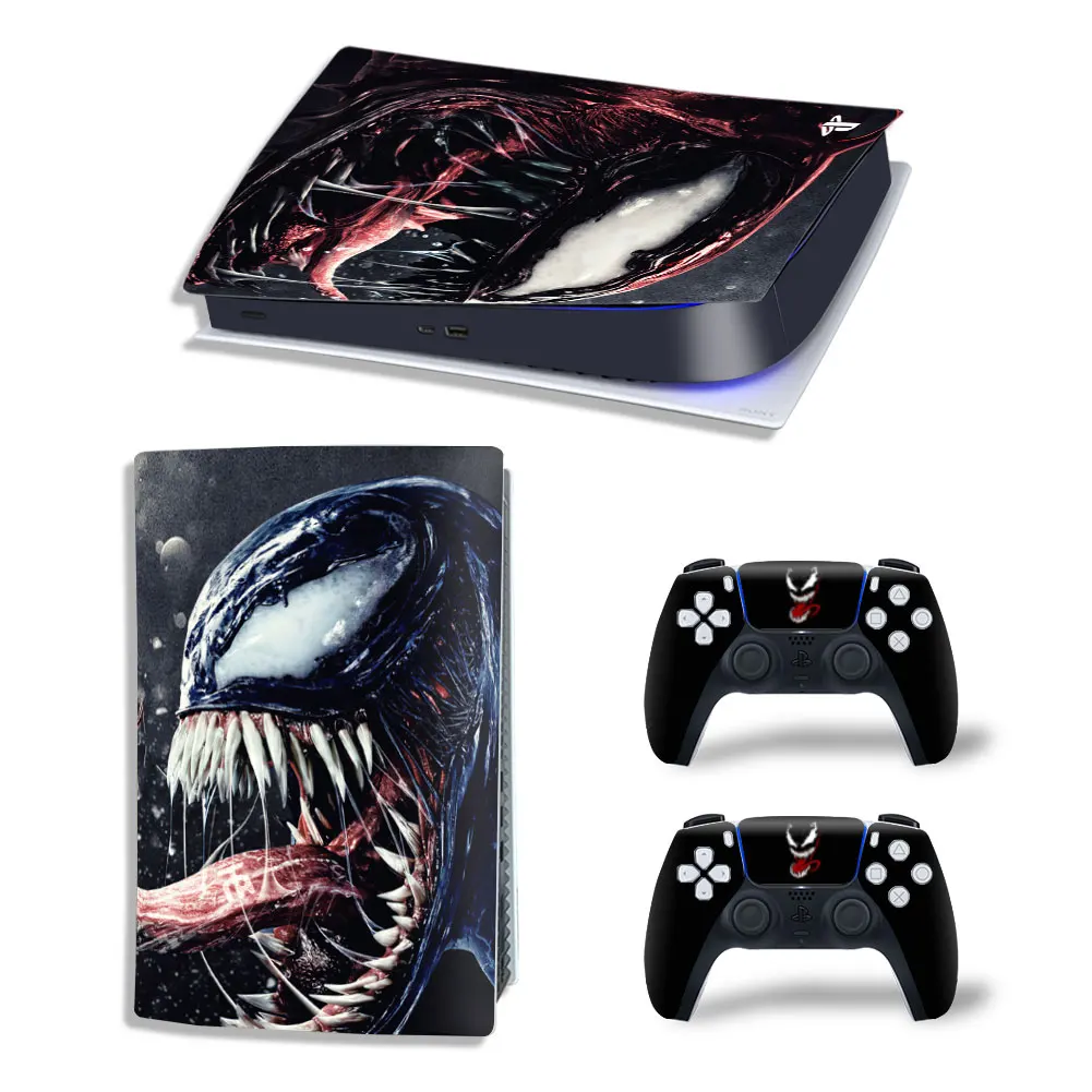 Виниловая наклейка для Sony PlayStation PS5 Venom Macro 360