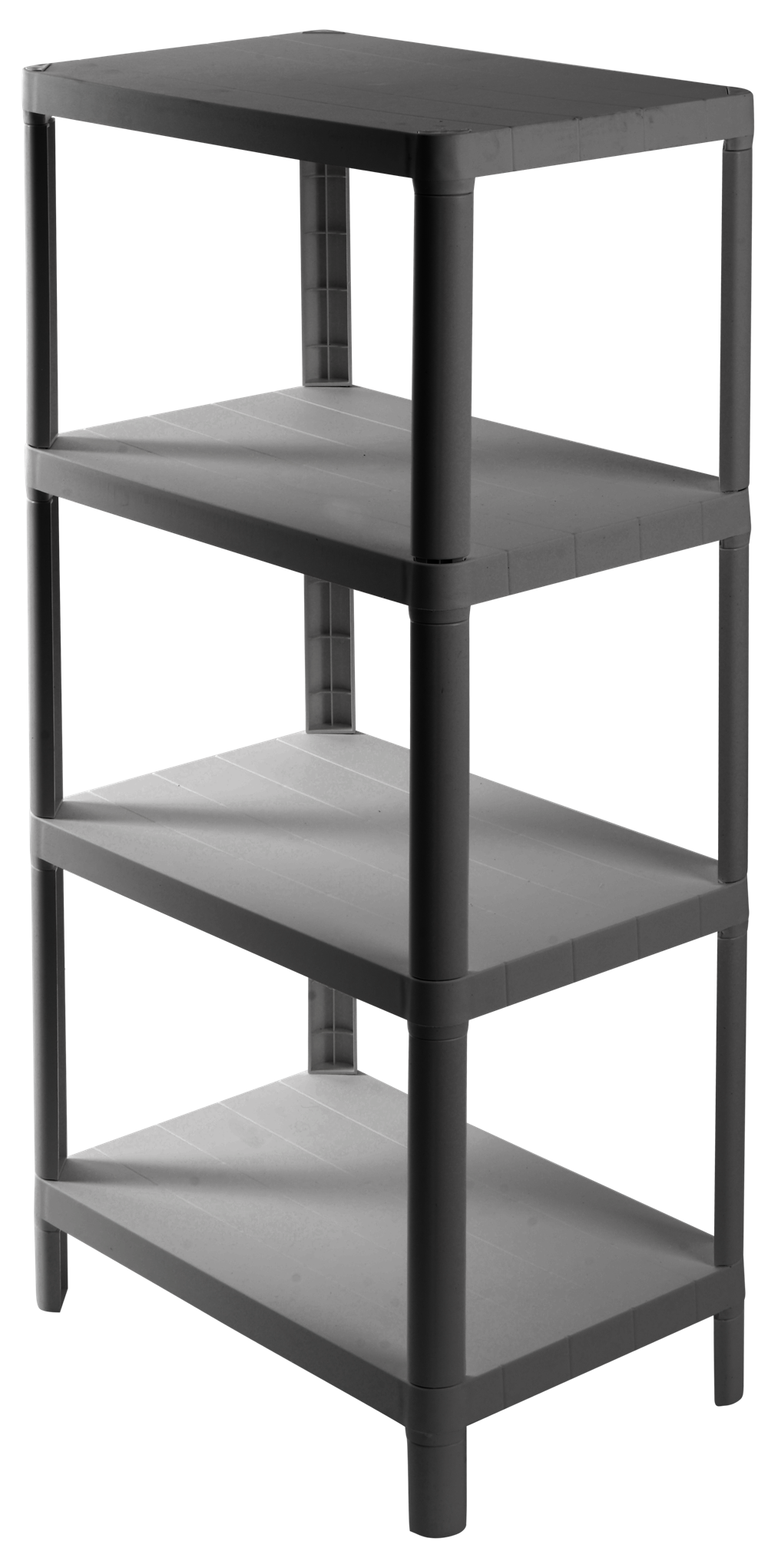 Етажерка Violet House 6030 Olympic 4 полиці 27х42х95 см Grey (31925794)