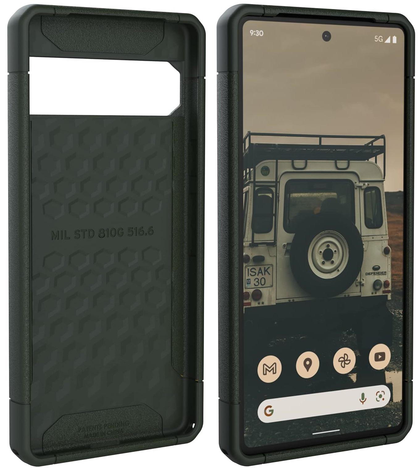 Чохол протиударний мілітарі UAG Scout 614001117272 для Google Pixel 7 (6.3") Olive Drab - фото 12