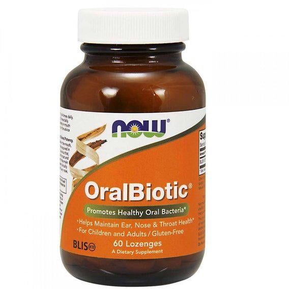 Пробіотик NOW Foods OralBiotic 60 Lozenges