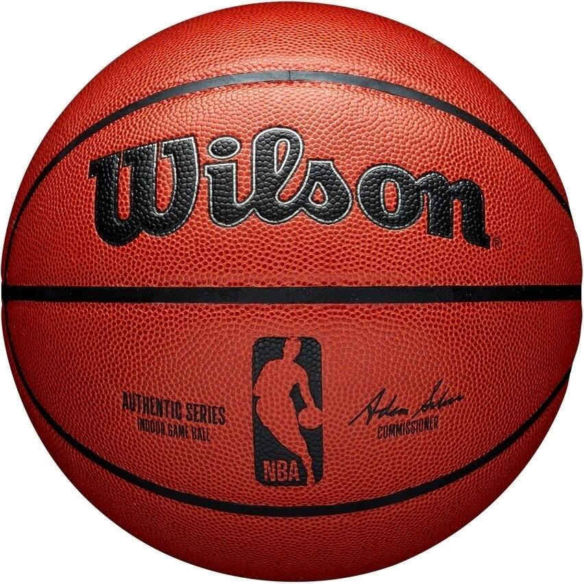 Баскетбольный мяч Wilson NBA AUTHENTIC INDOOR р. 5 Красный (WTB7100XB05)
