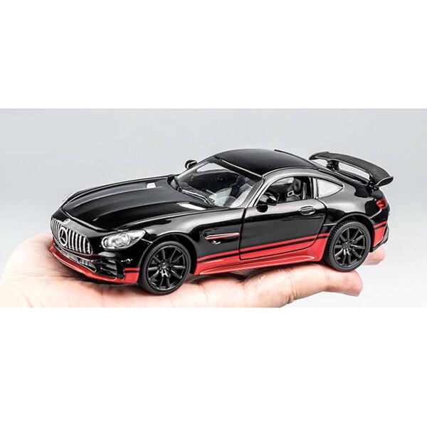 Игрушка машинка Mercedes Benz AMG GTR моделька 1:32 Черный (59526) - фото 4