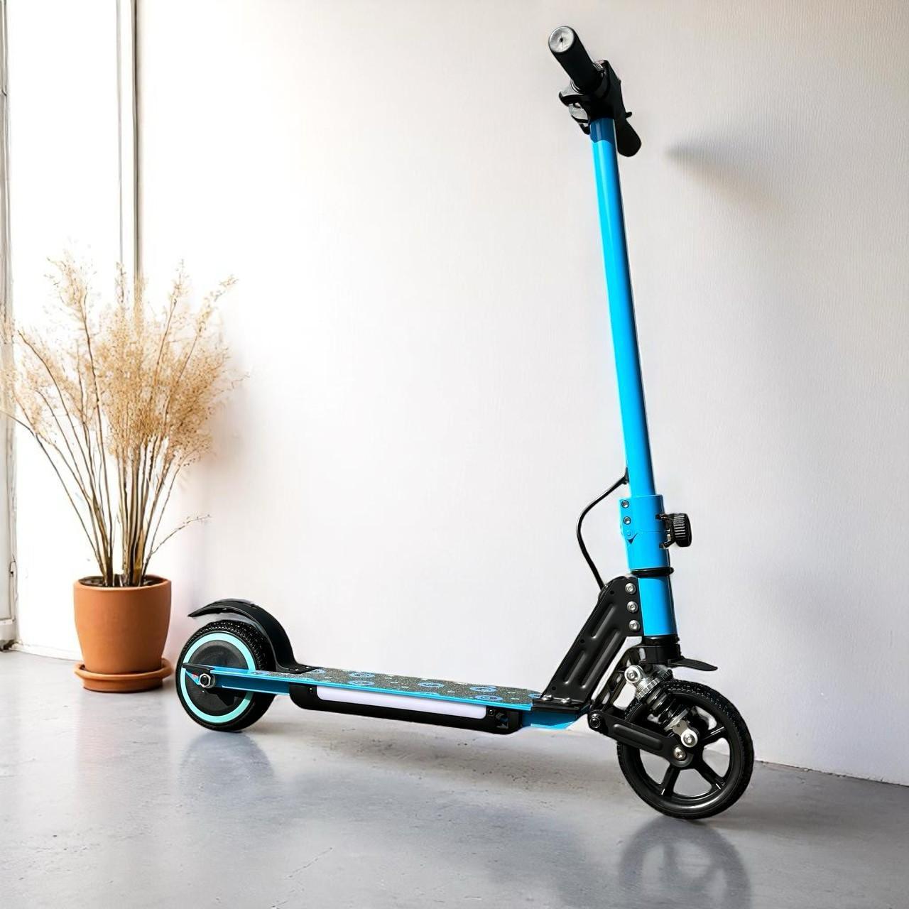 Электросамокат подростковый VOLTO Jun Pro 130W 24V 2,5Ah Голубой - фото 6 Электросамокат подростковый VOLTO Jun Pro 130W 24V 2,5Ah Голубой - фото 6