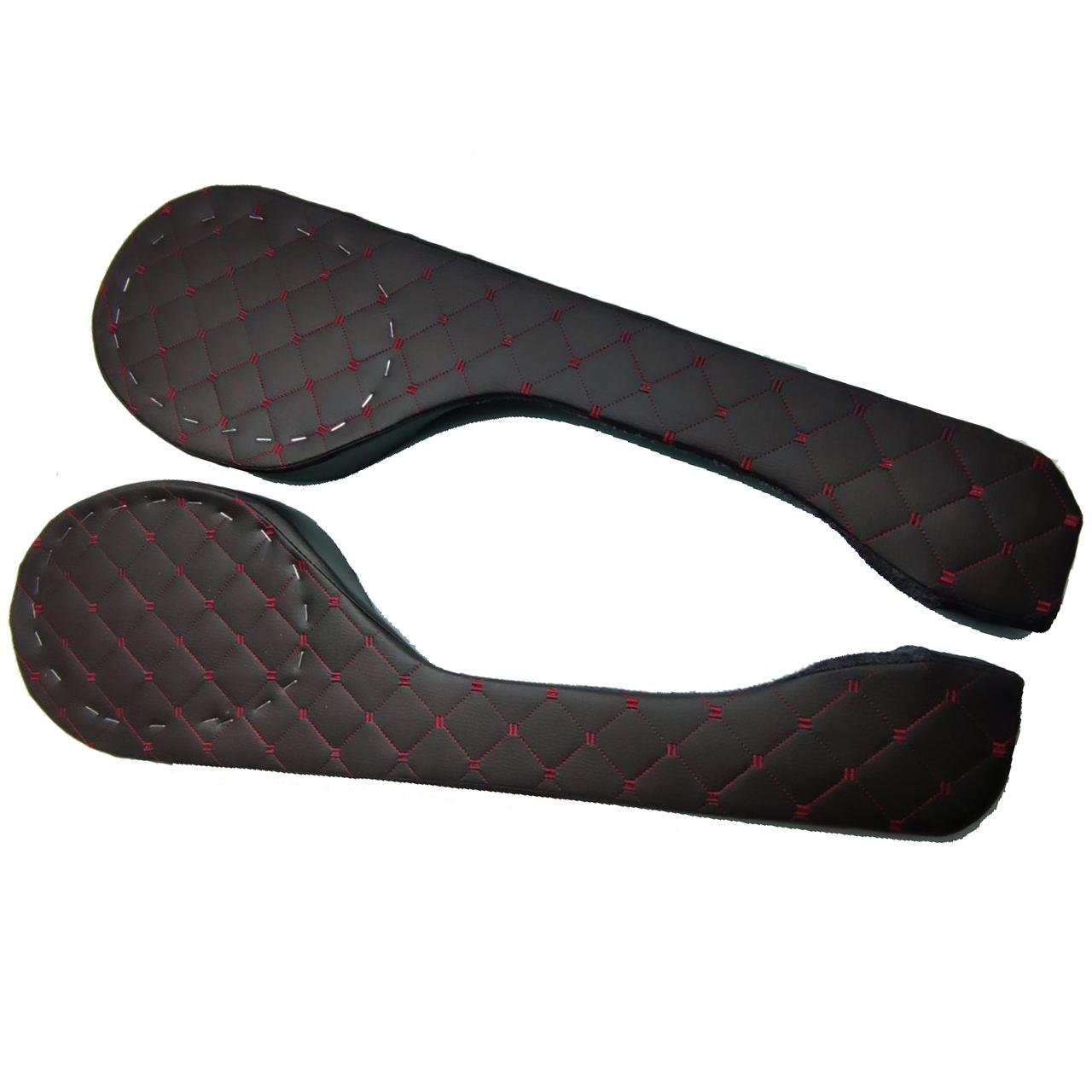 Акустические карманы ВАЗ 2106 под динамики овалы Черный/Красный (17513730)