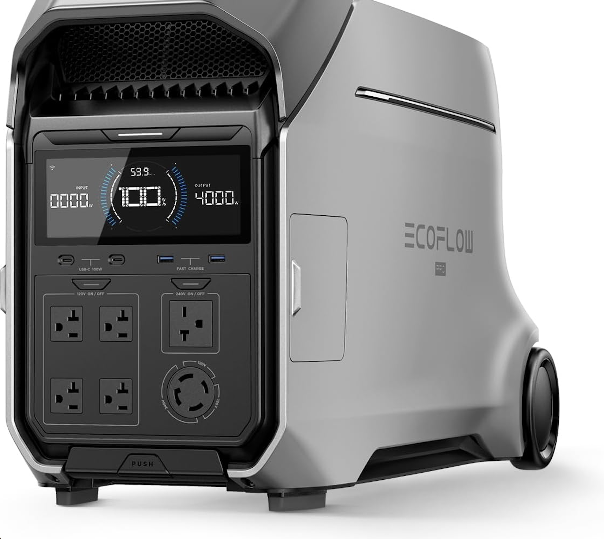 Зарядная станция портативная EcoFlow DELTA Pro 3 CH/CN-версия и переходники на евро розетку 4000/4096 Вт/ч (33702144)