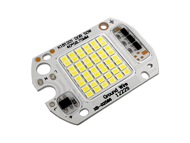 Світлодіодна матриця LEDUA SMD для прожектора з драйвером IC 220V 50W 3375 Lm 6000К (2161)