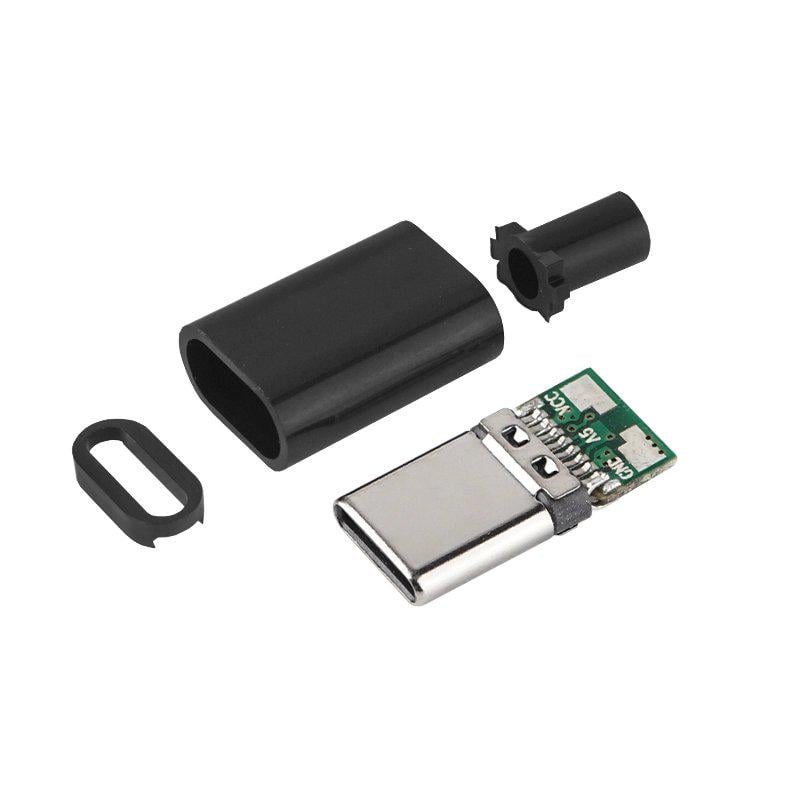 Штекер USB Type-C для питания 2pin (A448010) Штекер USB Type-C для питания 2pin (A448010)