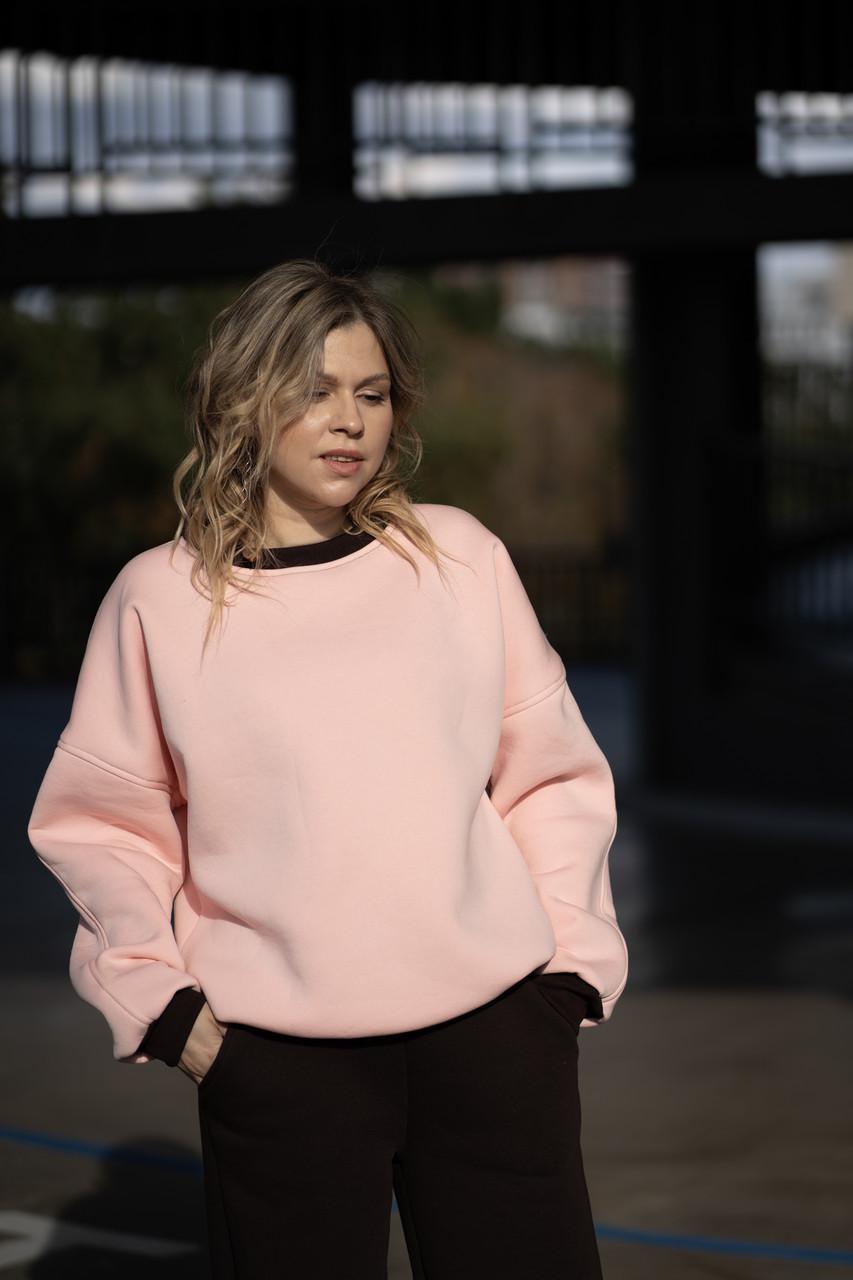 Костюм хлопковый на флисе Юля/Палаццо - фото 1 Костюм хлопковый на флисе Юля/Палаццо - фото 1