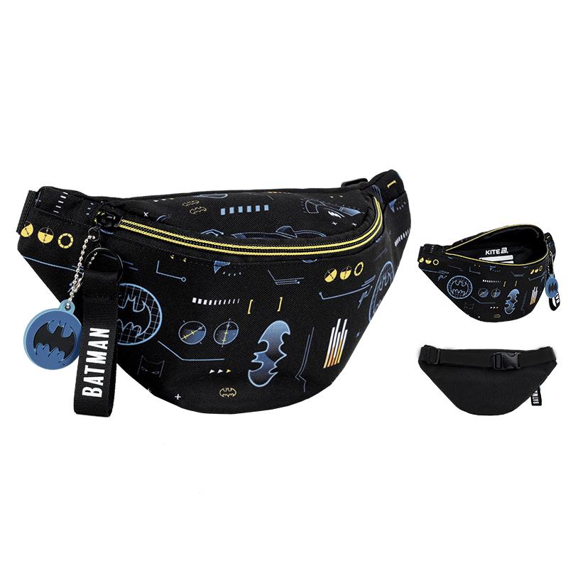 Поясна сумка-бананка дитяча Kite Kids DC Batman Чорний (DC25-2577) - фото 3 Поясна сумка-бананка дитяча Kite Kids DC Batman Чорний (DC25-2577) - фото 3