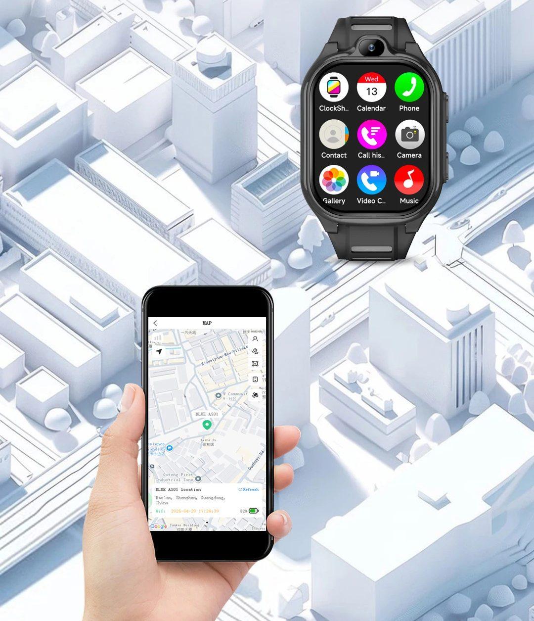 Смарт-годинник AS10 SIM GPS IPX7 вологозахистом Фіолетовий (30502672) - фото 11 Смарт-годинник AS10 SIM GPS IPX7 вологозахистом Фіолетовий (30502672) - фото 11