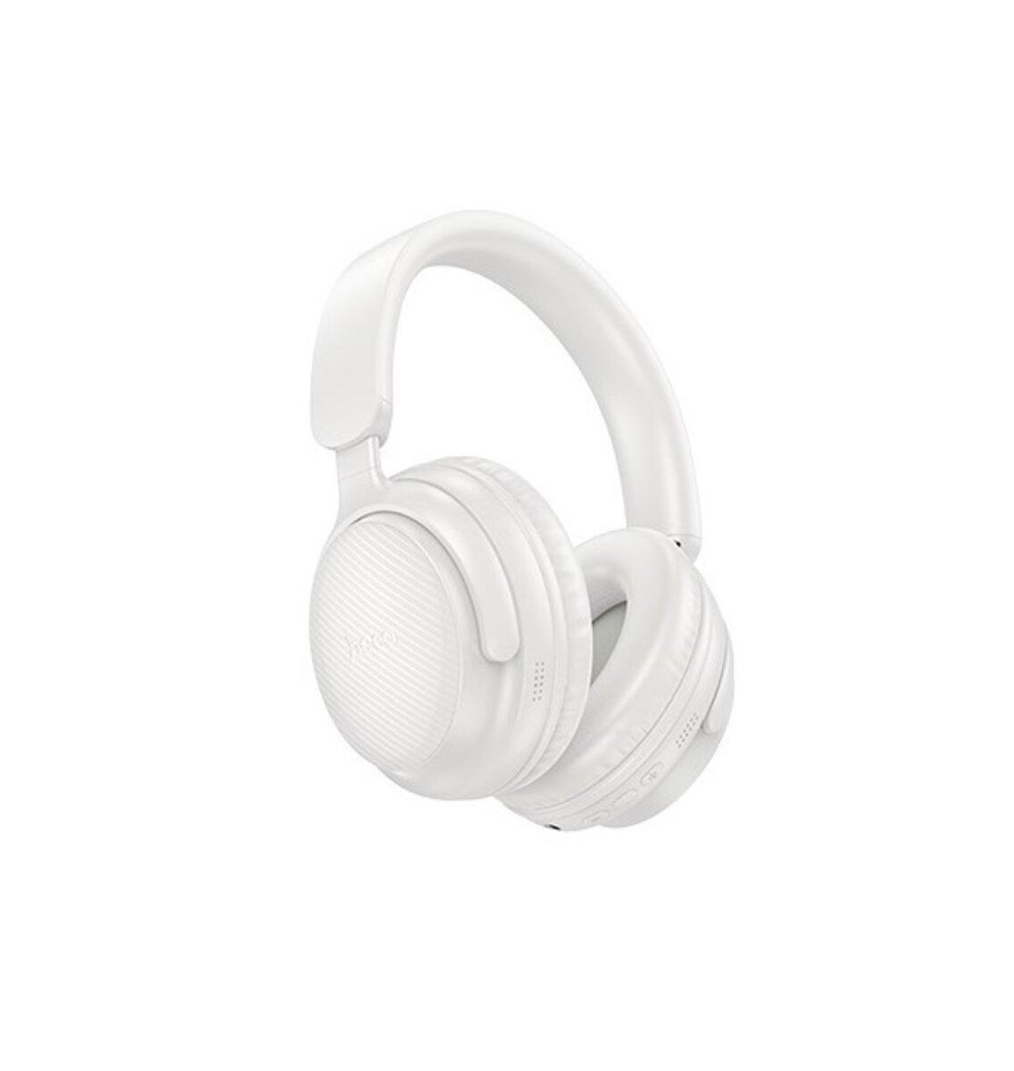 Наушники беспроводные Hoco W53 Tone BT5.4 Morning 400 mAh Mist White (6942007646581)