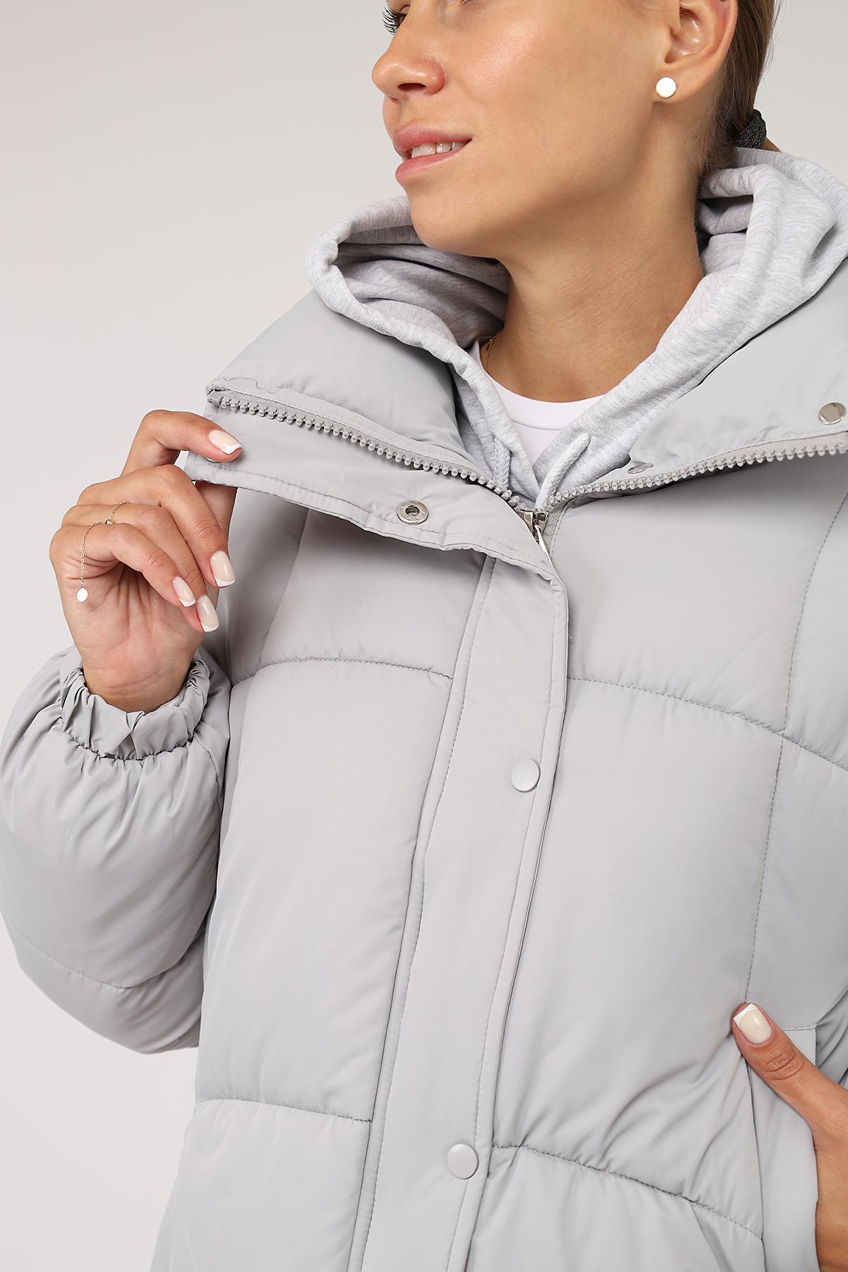 Куртка жіноча демісезонна ЦБ-00277857 р. 52 Сірий (29080000) - фото 6 Куртка жіноча демісезонна ЦБ-00277857 р. 52 Сірий (29080000) - фото 6