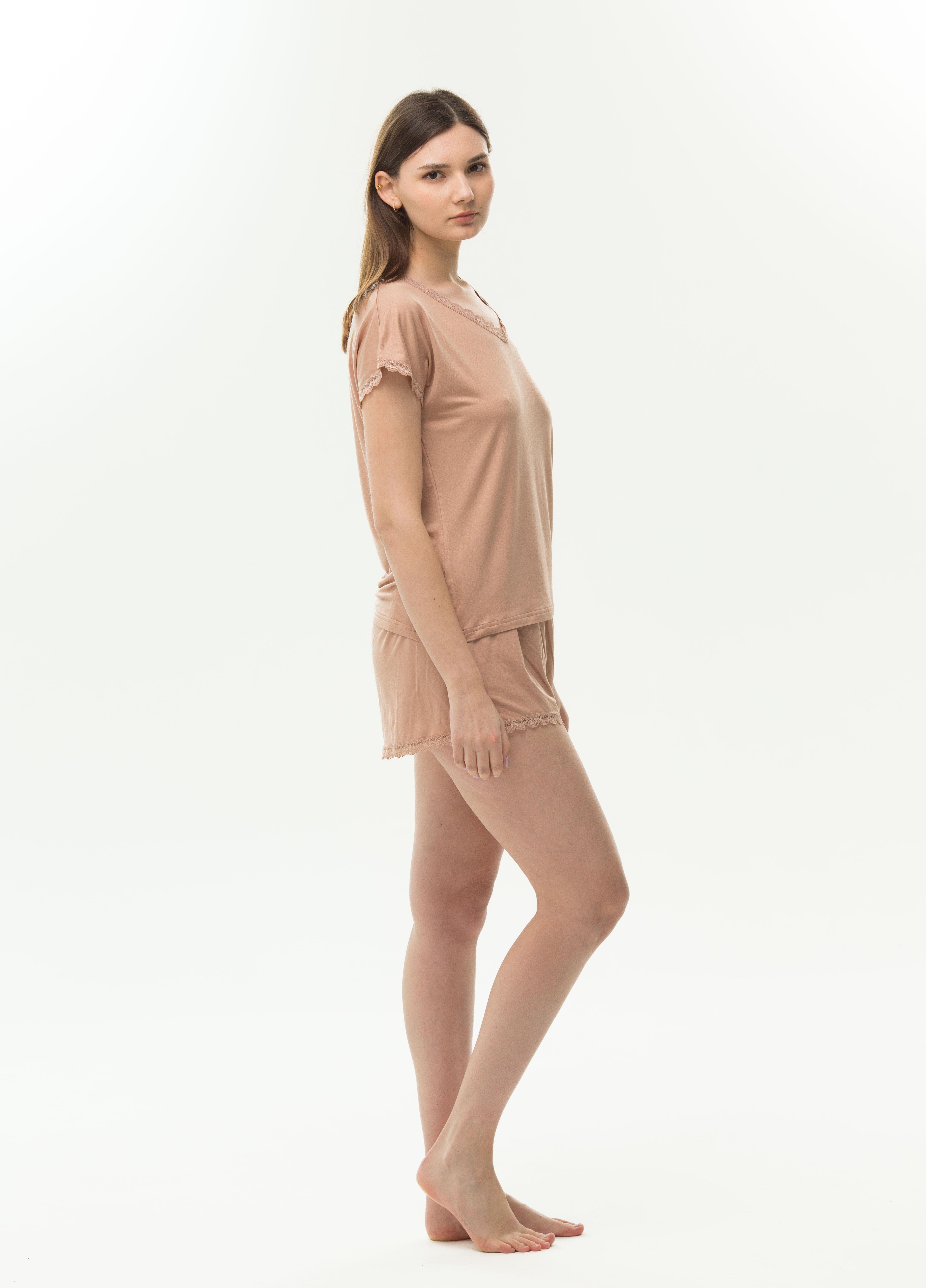 Піжама жіноча Наталюкс XL Кава з молоком (8126425600651) - фото 2 Піжама жіноча Наталюкс XL Кава з молоком (8126425600651) - фото 2