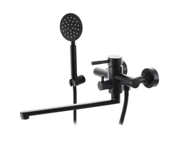Смеситель для ванны Wezer EKO7A-01 Black (58170) Смеситель для ванны Wezer EKO7A-01 Black (58170)