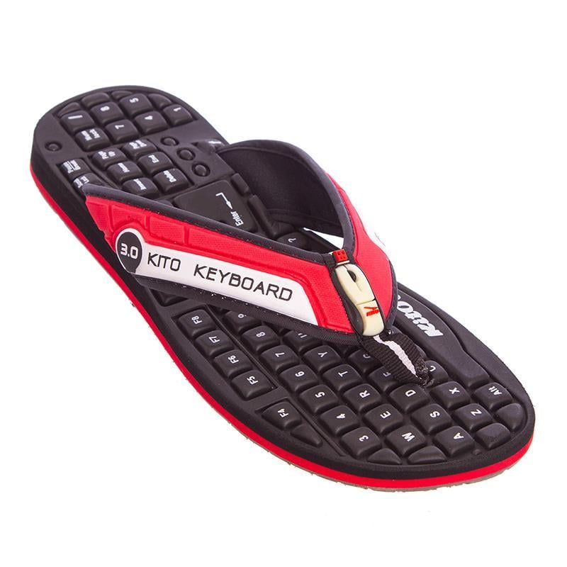 Вьетнамки мужские Kito KME708 р. 40 Черно-красный (06508403)