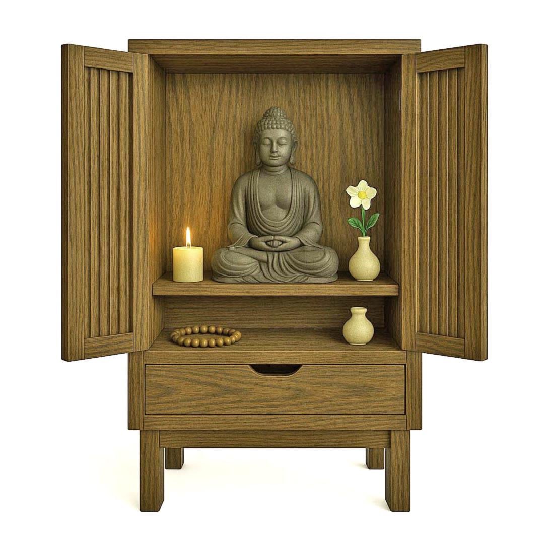 Алтарь для медитации из дерева Саурин Мускат (ЛАТ-002207)