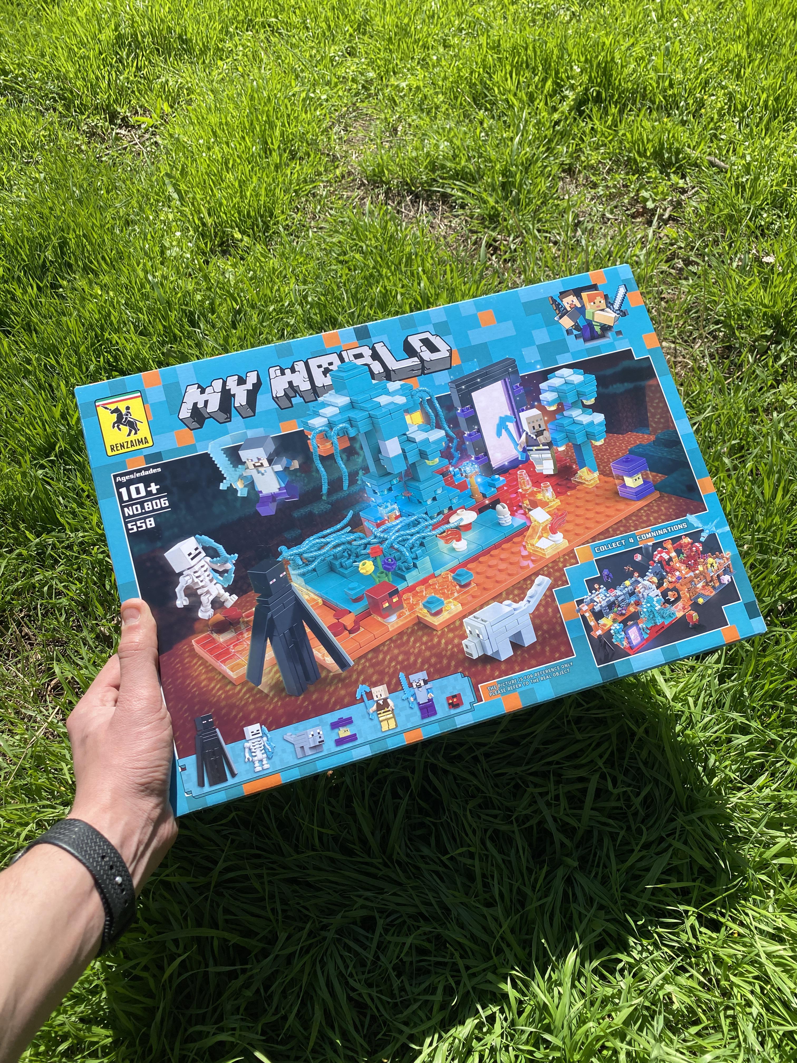 Конструктор Майнкрафт Портал в підземеллі 558 дет. - фото 2 Конструктор Майнкрафт Портал в підземеллі 558 дет. - фото 2