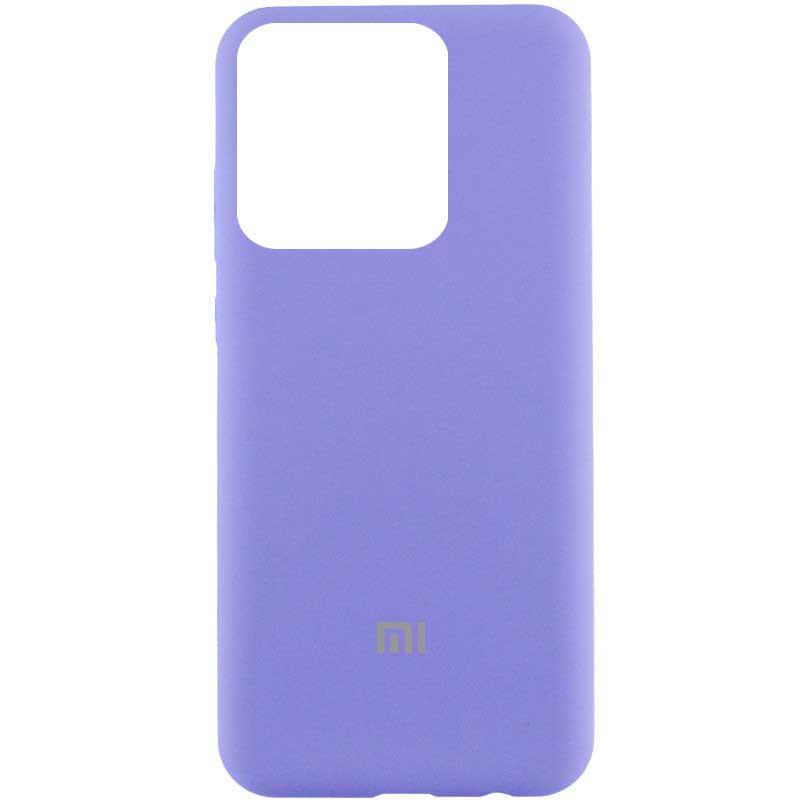 Противоударный Чехол Silicone Cover Lakshmi (AAA) with Logo для Xiaomi Poco X6 / Note 13 Pro 5G Сиреневый/Dasheen