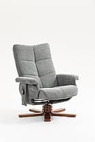 Крісло для відпочинку AVKO Style ARMH 040 з масажем та підігрівом Grey - фото 3