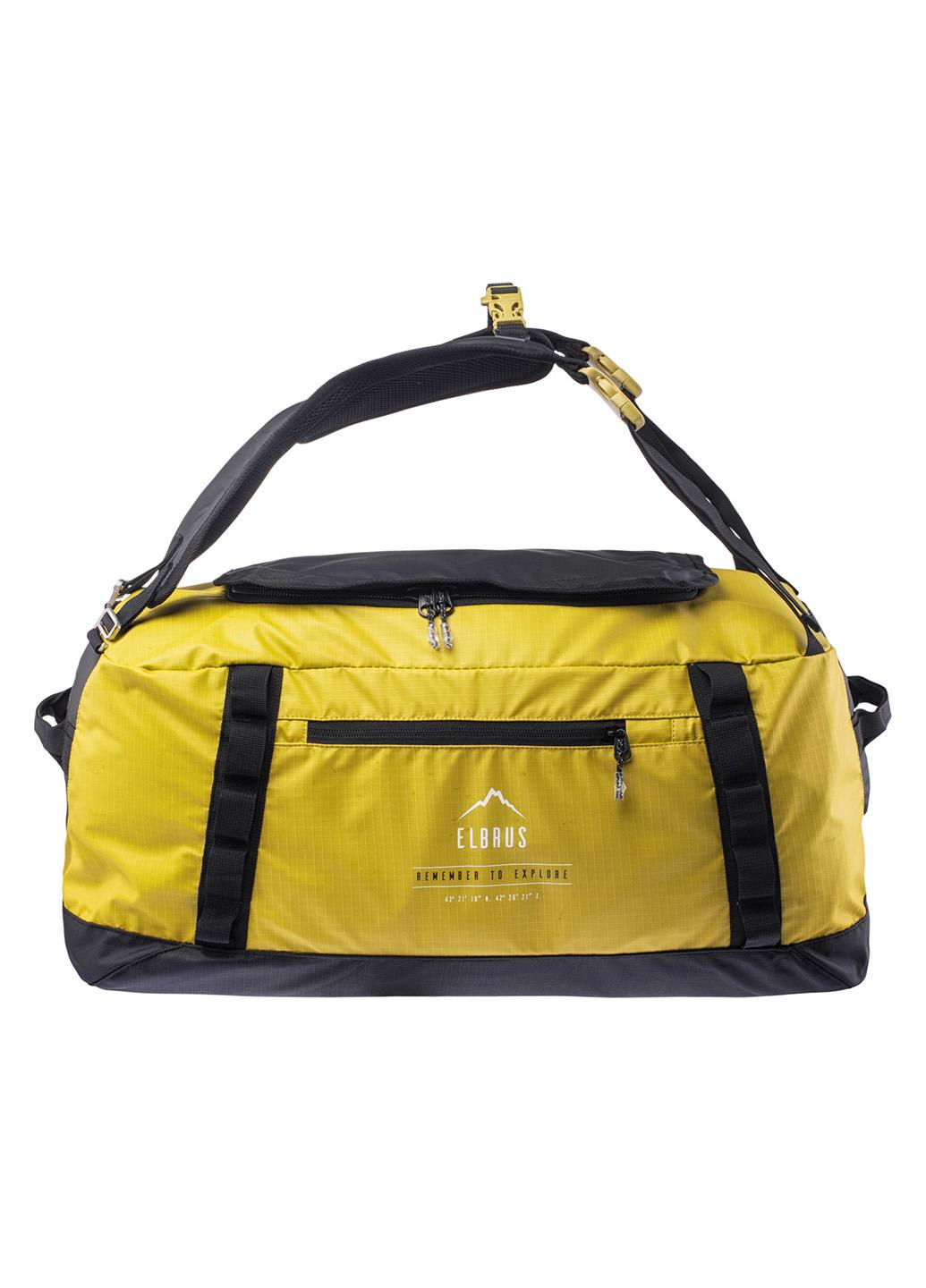 Сумка-рюкзак дорожная Elbrus Brightybag Backpack 30x60x25 см 45 л Yellow/Black (EBS-BG45-YLBK) - фото 4