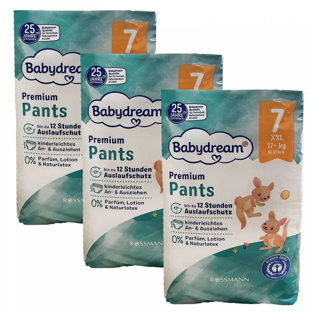 Підгузки-трусики дитячі Babydream Premium 7 XXL 17+ кг 48 шт. (71531190)