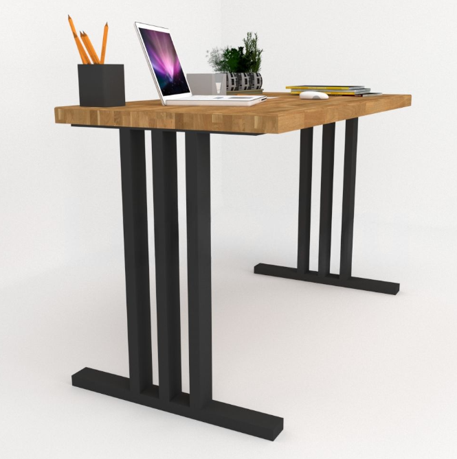 Письмовий/офісний стіл EcoLoft IN-2038 Лофт 120х60 см Коричневий (23055289)