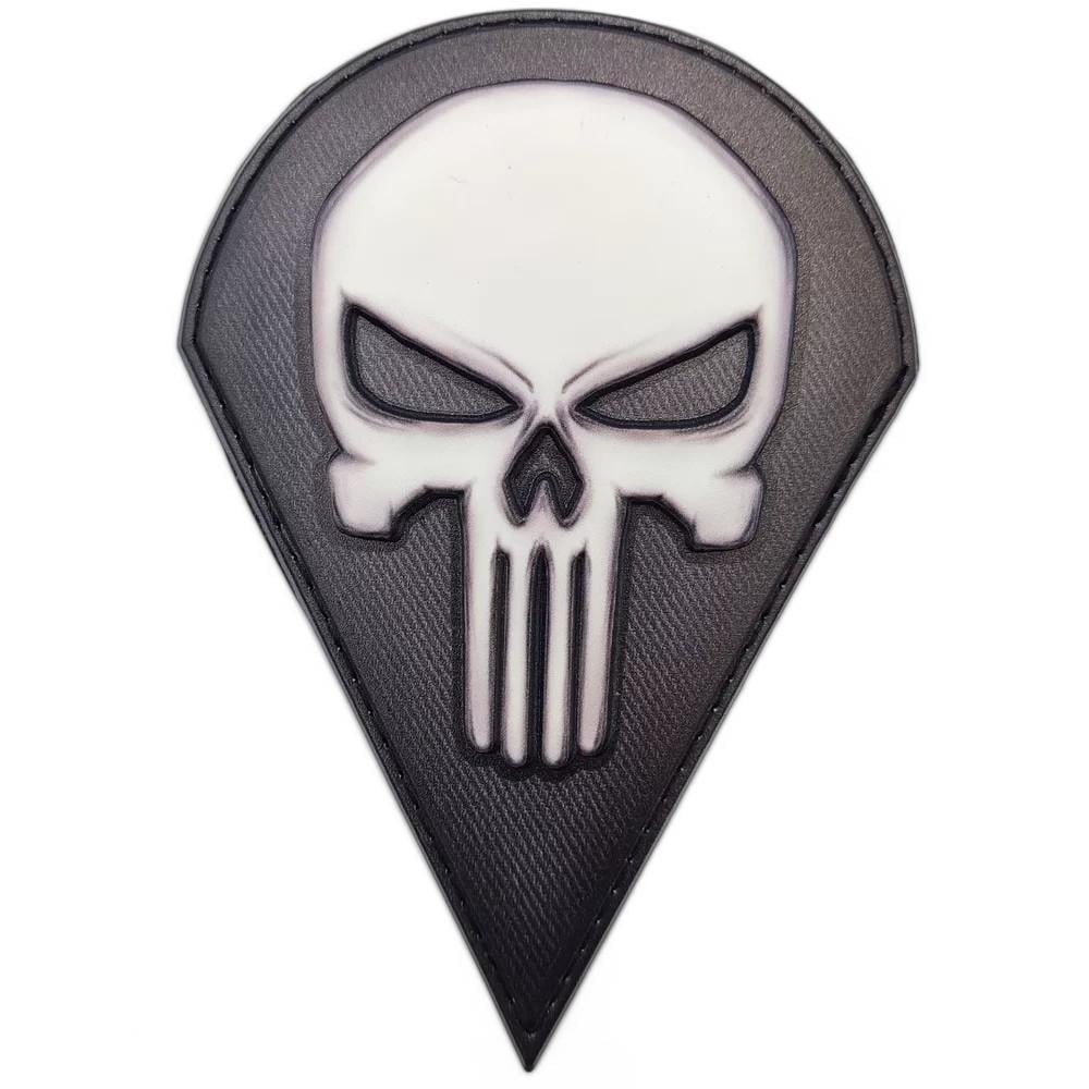 Шеврон Каратель Черно-белый (24679300)