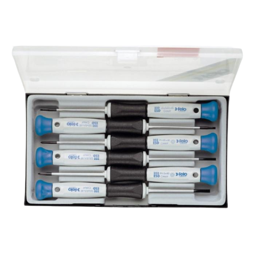Набор отверток для точных работ Felo 25096186 с антистатической защитой ESD Safe (14665)