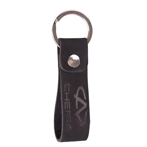 Брелок Vitol Chery кожаный с кольцом Black (258387)