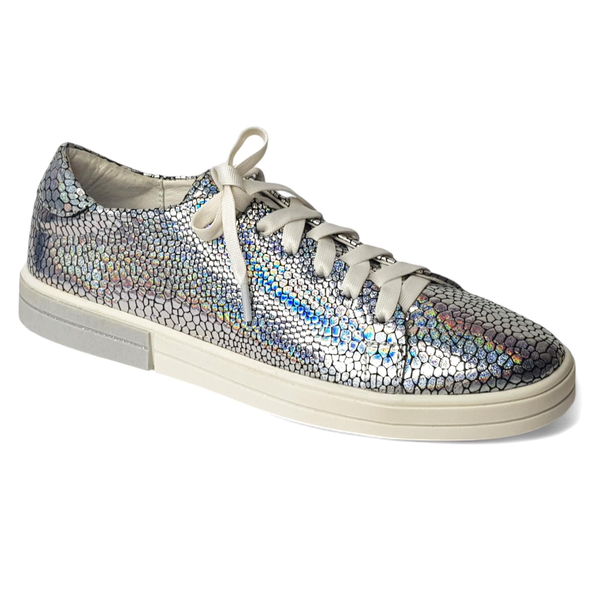 Кеды женские осенние Larsena р. 37 Серебристый (035576-37)