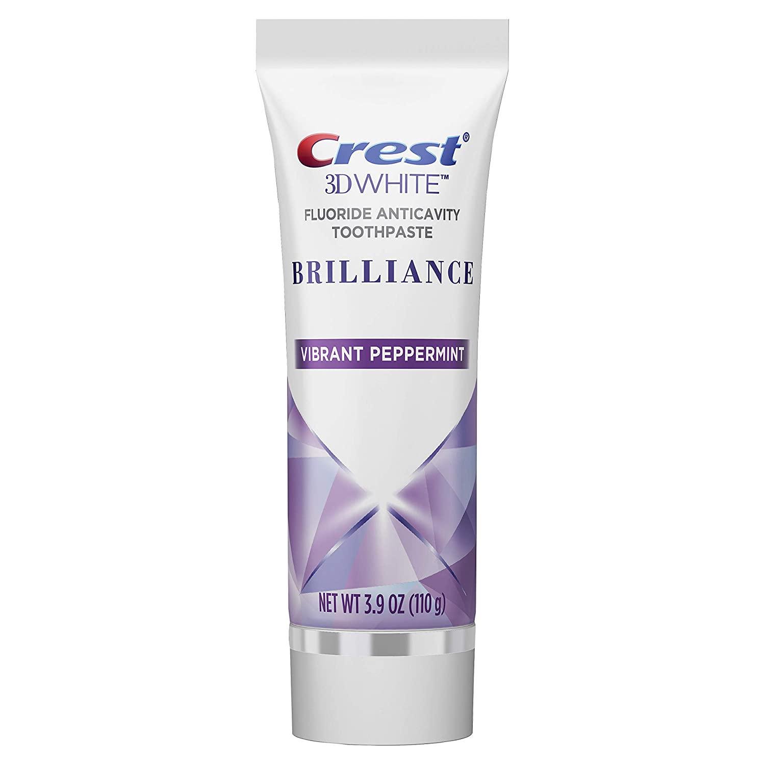 Зубна паста відбілююча Crest 3D White Brilliance Vibrant Peppermint з ефектом поліровки зубів 99 г