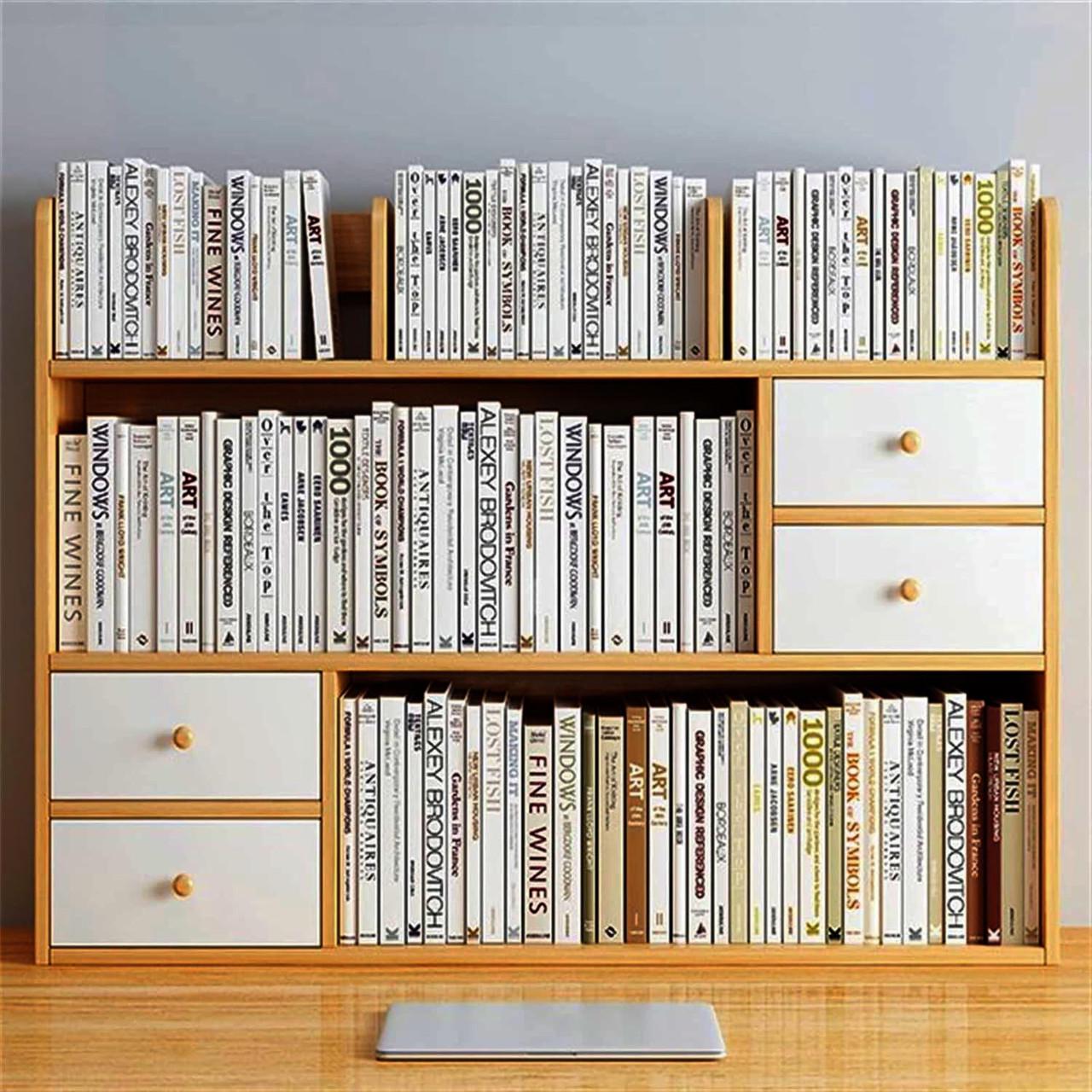 Полка-надстройка настольная из дерева Морейро карри-зефир (АКД-00760320)