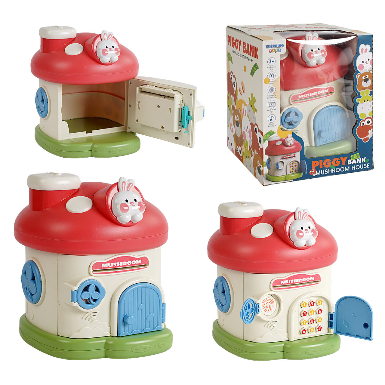 Сейф Learning Kids подсветка/мелодия/звуки/пин-код Разноцветный (157105) - фото 2 Сейф Learning Kids подсветка/мелодия/звуки/пин-код Разноцветный (157105) - фото 2