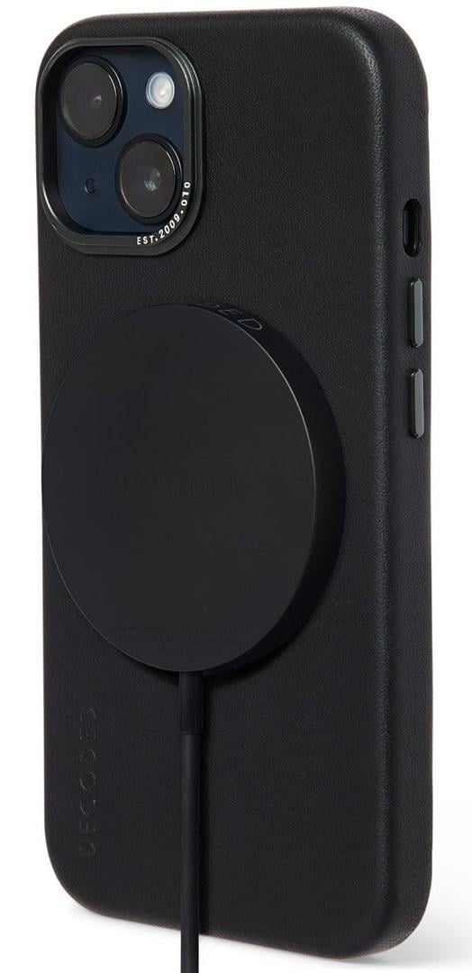 Чохол оригінальний шкіряний Decoded Leather Case MagSafe для Apple Iphone 13 (6.1") Black