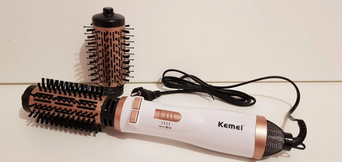 Фен-щітка Kemei KM-8020 1000W - фото 4 Фен-щітка Kemei KM-8020 1000W - фото 4