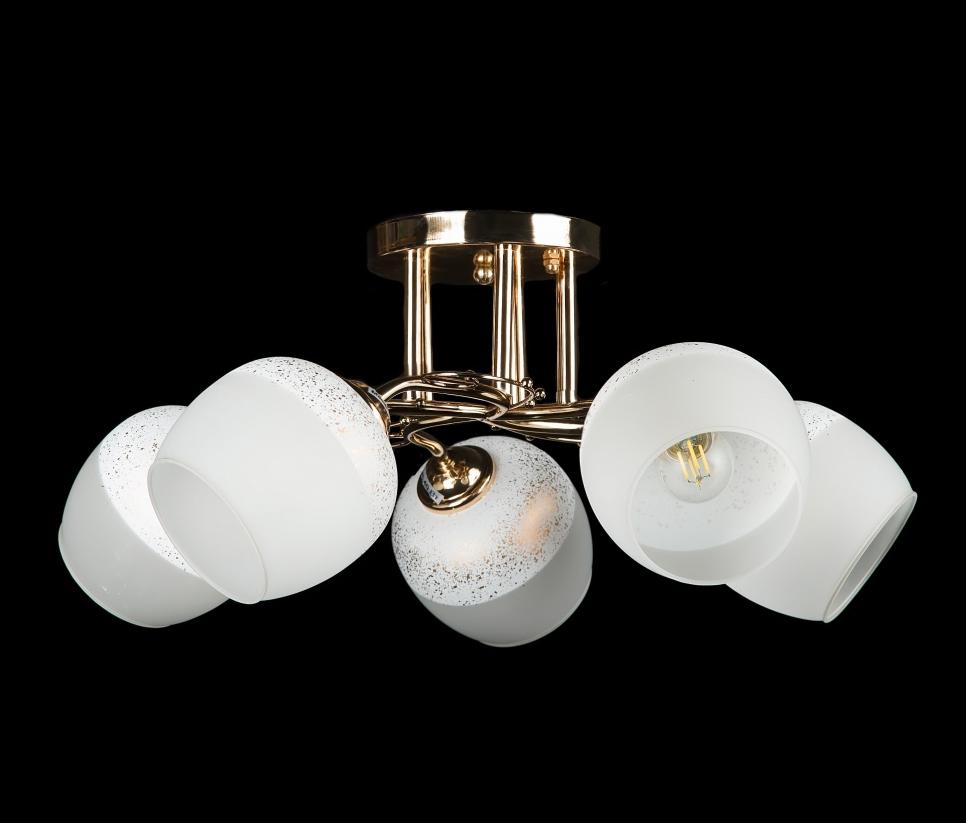 Люстра с плафонами Splendid Ray (L9653A/5 FGD) Люстра с плафонами Splendid Ray (L9653A/5 FGD)