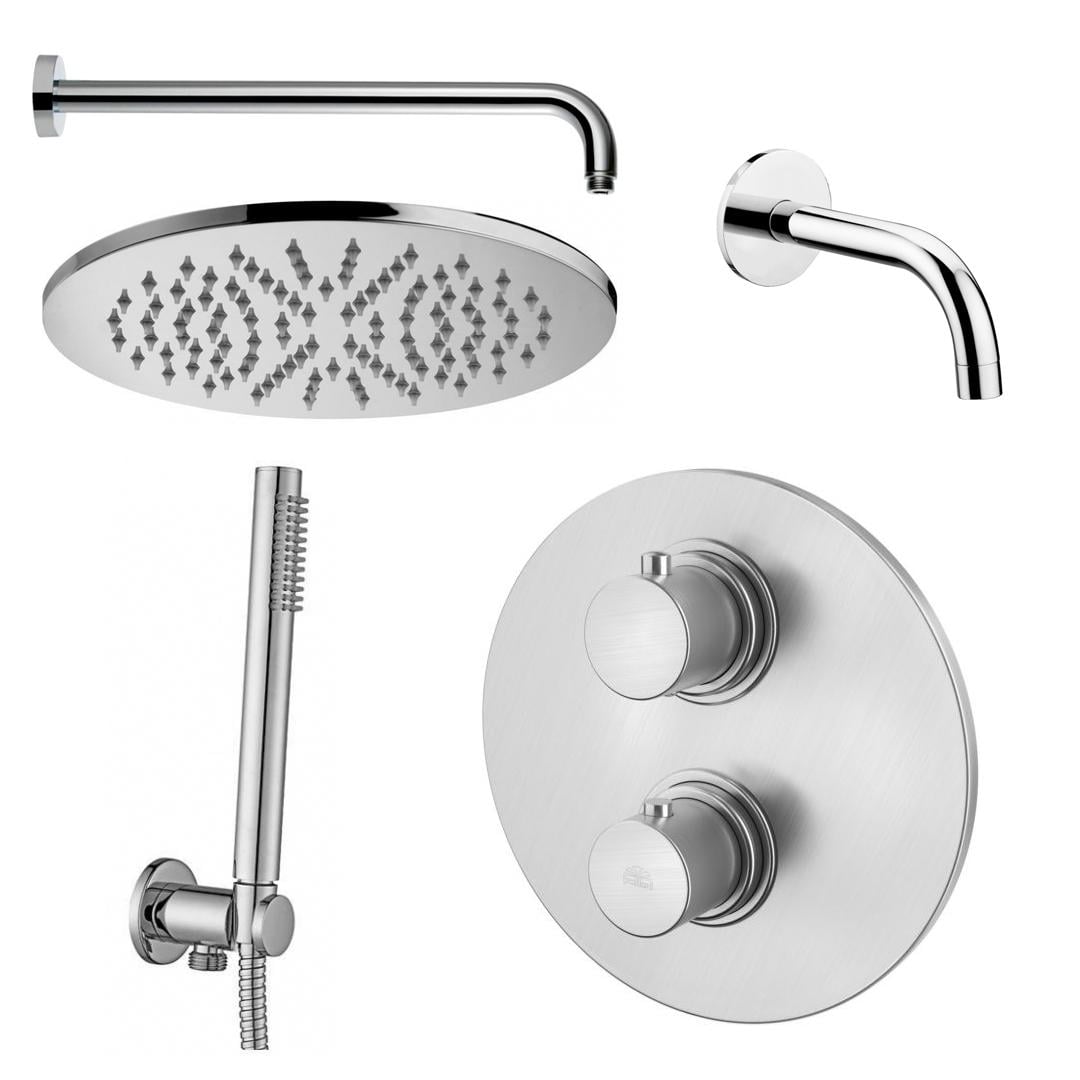 Душевая система скрытого типа PAFFONI KIT LIQ019CR B Хром (158301)