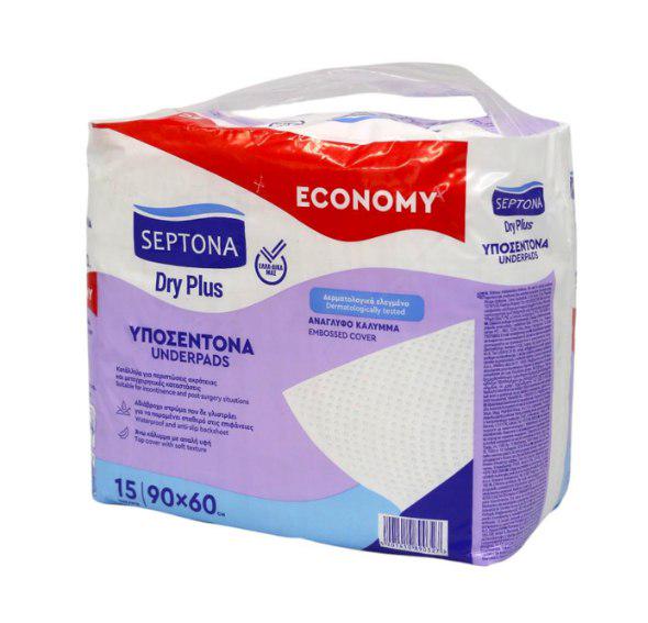Пелюшки вологопоглинаючі Septona Dry Plus 60х90 см 15 шт. (13352267)