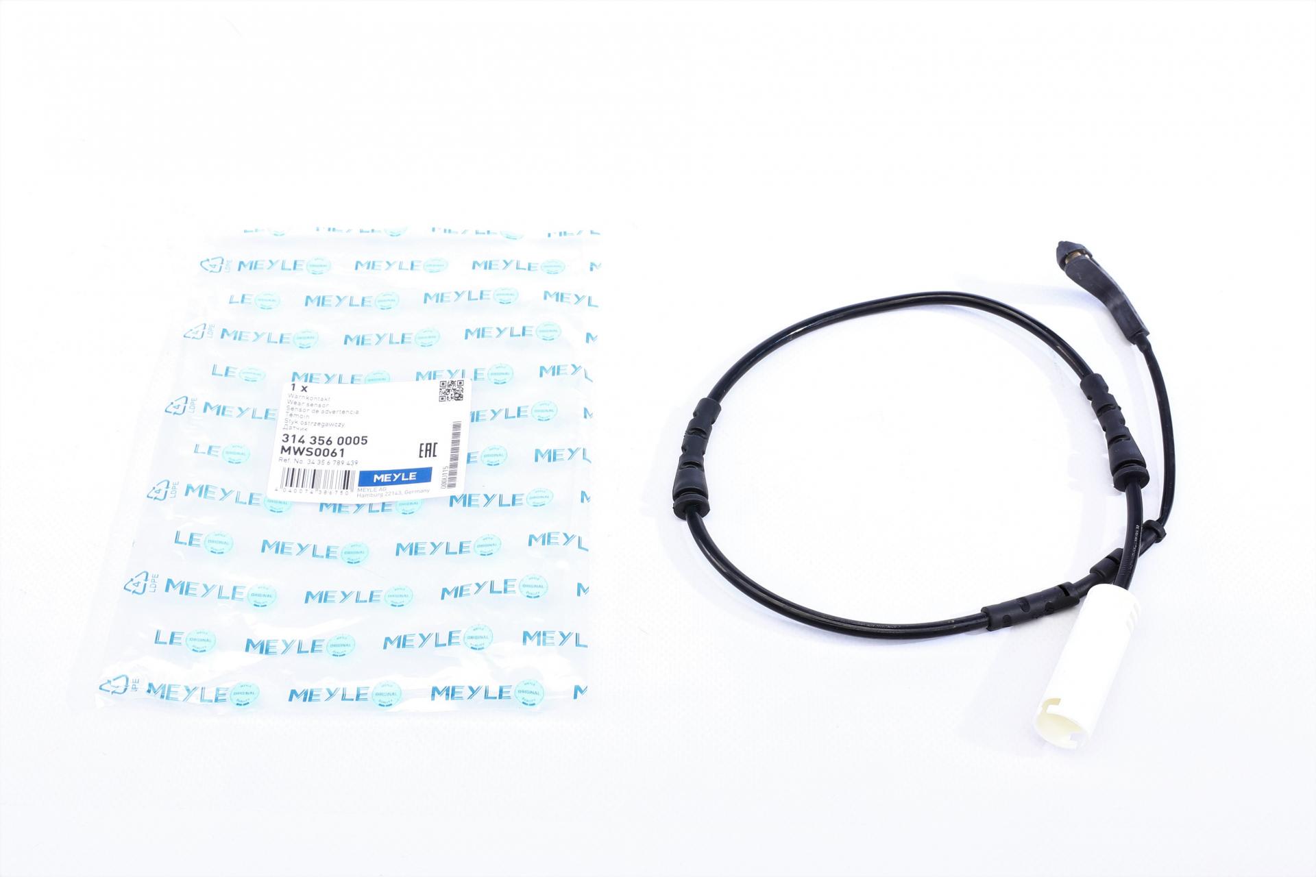 Датчик зносу передніх гальмівних колодок BMW 1 E81/E82/E88/3 E90/E91 04-13 635 мм 314 (356 0005)