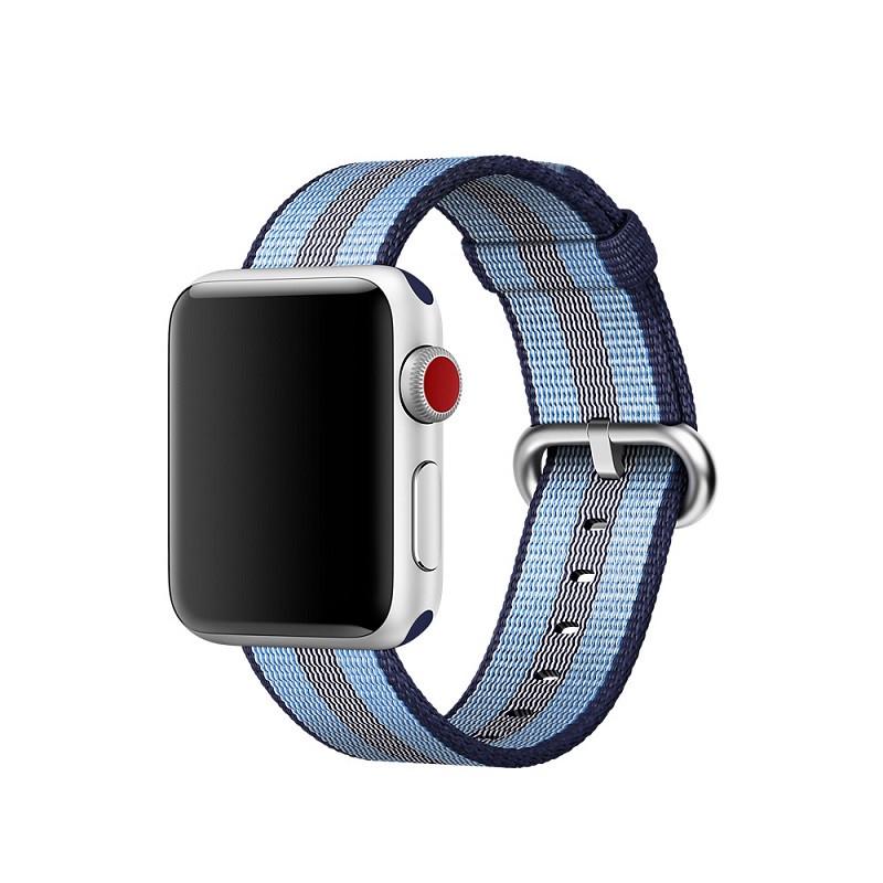 Ремешок для смарт-часов Apple Watch 38 мм/40 мм нейлоновый с пряжкой Blue with dark blue (1077916161) Ремешок для смарт-часов Apple Watch 38 мм/40 мм нейлоновый с пряжкой Blue with dark blue (1077916161)