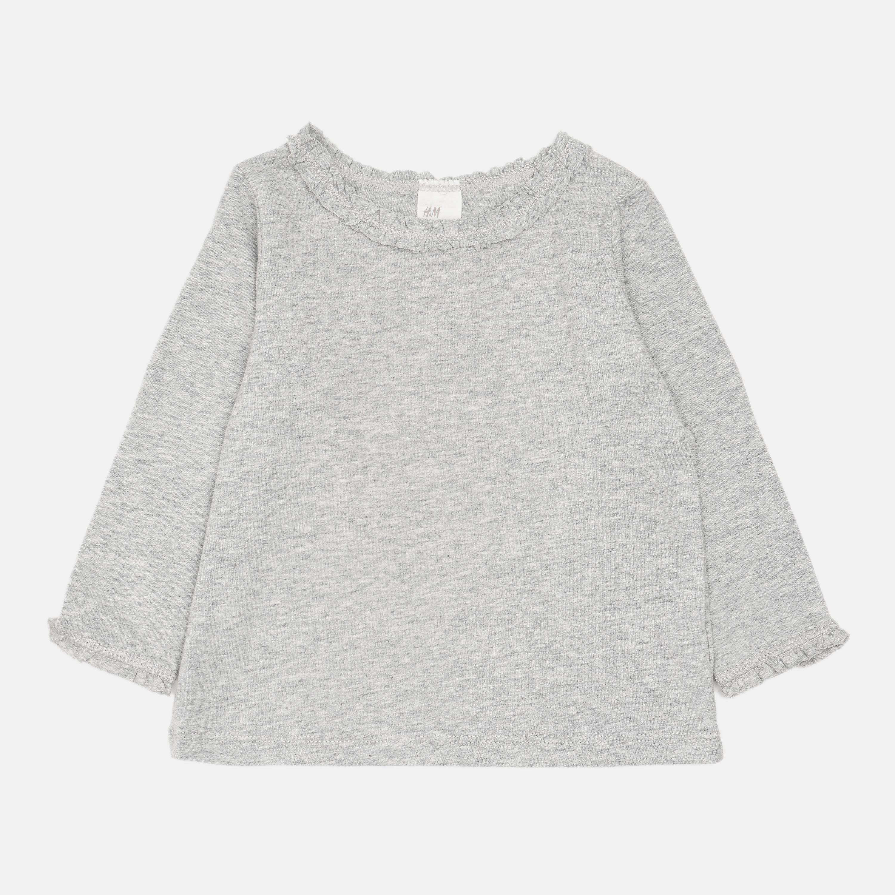 Лонгслив H&M 80 см Серый (6446788)