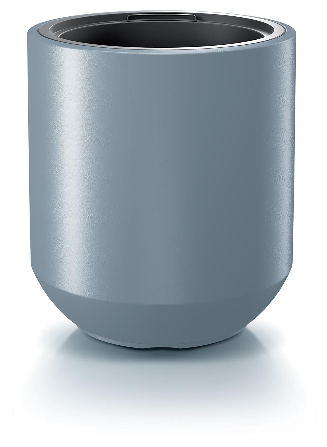 Горшок для цветов Prosperplast HEOS 39х44 см круглый с вкладышем Антрацит (88970-433)