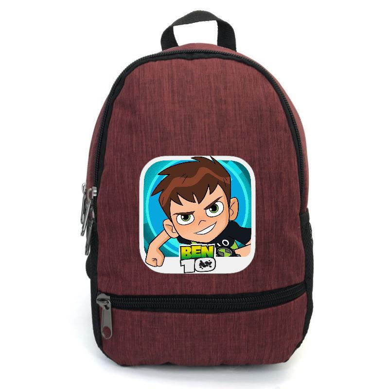 Школьный рюкзак подростковый Cappucino Toys с принтом Ben 10 BTN 004 12,5 л Бордовый (1644581892)