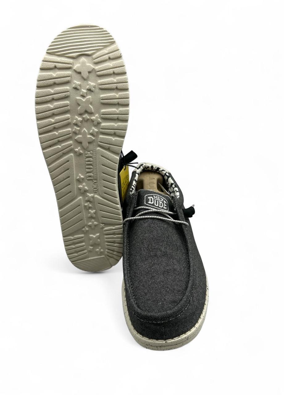 Чоловічі мокасини Wally Stretch Canvas 40022-1HX р. 45 29,6 см Чорний опал (2773124375) - фото 2 Чоловічі мокасини Wally Stretch Canvas 40022-1HX р. 45 29,6 см Чорний опал (2773124375) - фото 2