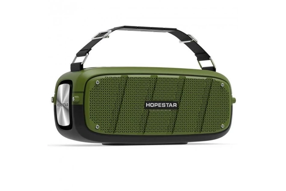 Колонка бездротова портативна HOPESTAR A20 Bluetooth Green (373774) - фото 5