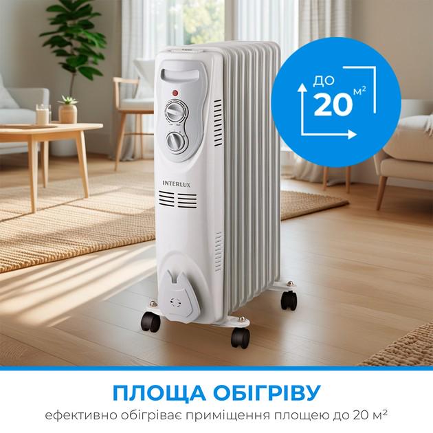 Масляний радіатор INTERLUX INO-9900BG (11242) - фото 4 Масляний радіатор INTERLUX INO-9900BG (11242) - фото 4