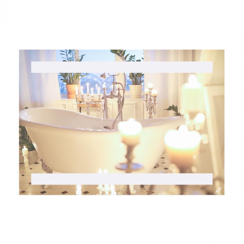 Зеркало Q-tap Mideya New 500х700 с LED-подсветкой Reverse QT207814226080W (13913)